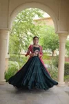 Ka 5083 Rayon With Standard Frill Stitching Chaniya Choli With Shrug